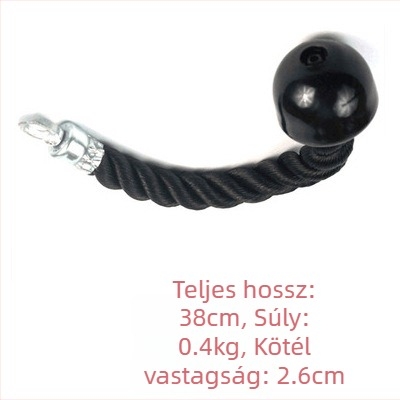 Gantry fitneszfelszerelés kiegészítők fogantyúkötél alacsonyabb nyomású egyfejű kétfejű kötél tricepsz edzőkötél