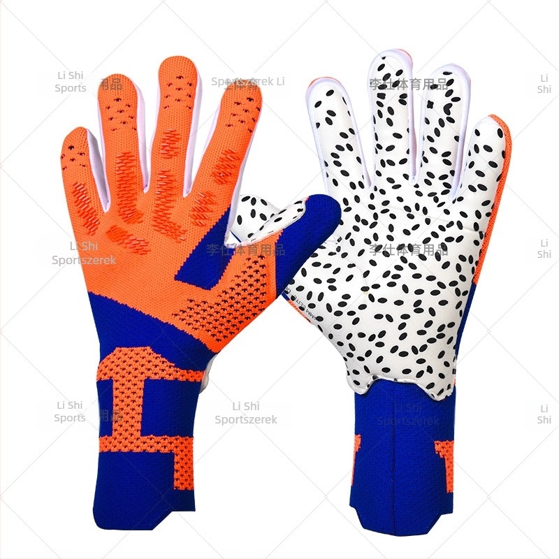 Gyermek felnőtt futballkapus ujjvédő vastagított latex futballkapus kesztyű edzés Játék Sport
