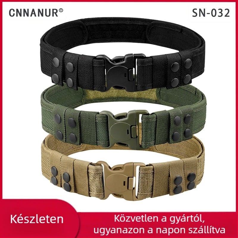 Kültéri tépőzáras polipropilén vászon öv Aliexpress Temu népszerű műanyag csatos öv határokon átnyúló taktikai öv