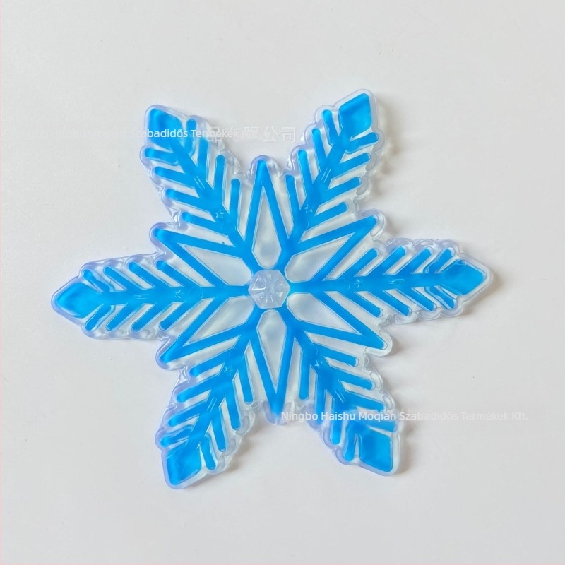 Határokon átnyúló raktáron lévő új kültéri snowboard hópehely csúszásgátló matricák importált anyagból készült kopásálló deszkaszőnyeg