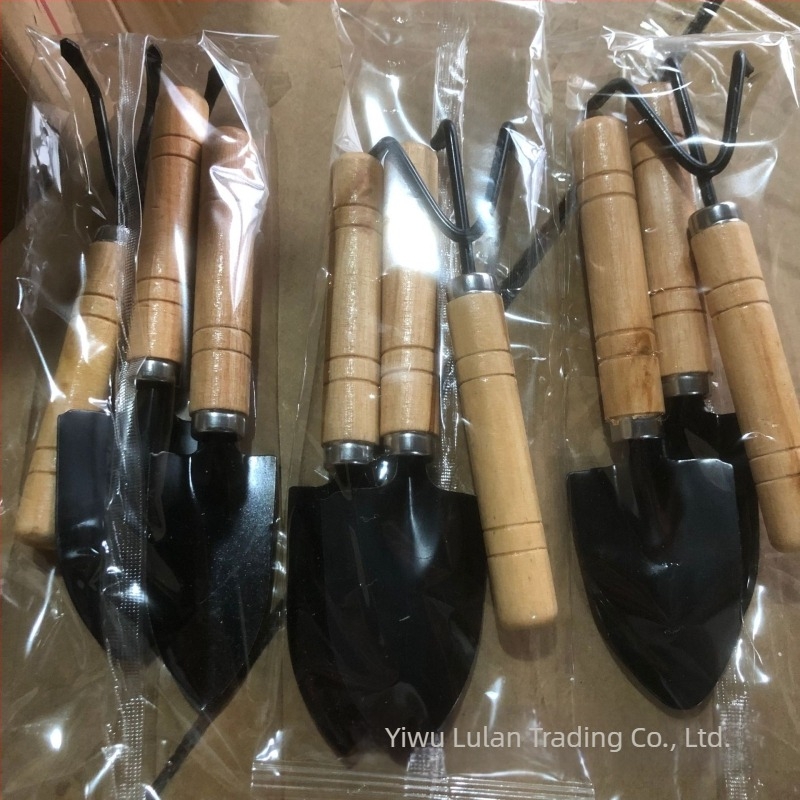 Pozsgás növény kertészkedéshez, háromrészes készlet, családi cserepes virág szerszámok, virágültető lapát, lapát, gereblye, laza talaj szerszámkészlet