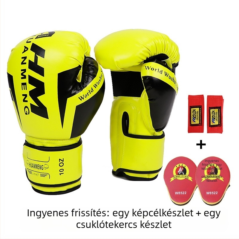 Spot Wholesale Boxing Gloves Sanda Boxing Training Felnőtteknek és Gyerekeknek Vastagított Védőkesztyűk
