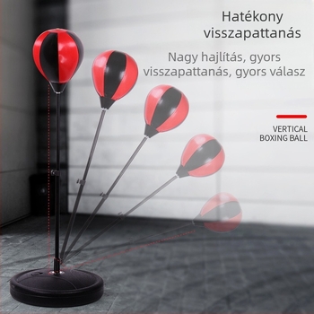 Háztartási függőleges emelő boksz sebességlabda gyerekeknek boxzsák kesztyű edző boxzsák boxfelszerelés gyerekeknek