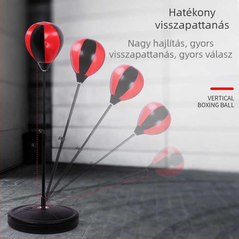 Háztartási függőleges emelő boksz sebességlabda gyerekeknek boxzsák kesztyű edző boxzsák boxfelszerelés gyerekeknek