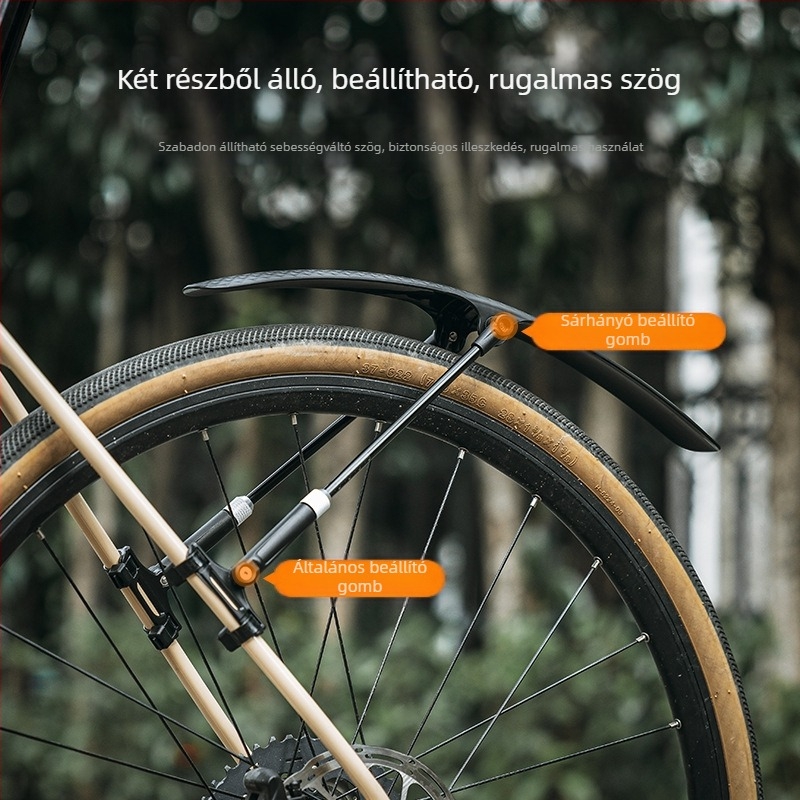 Locke Brothers országúti kerékpár sárvédő, lapos, országúti kocsihoz, gyorsan szétszerelhető, 700C-os sárlap, sáreső eltávolító deszka