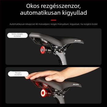 Kerékpárlámpa, Országúti kerékpár, Nagy fényerejű figyelmeztető lámpa, Fékérzékelős hátsó lámpa, Kültéri hegyi kerékpár lámpa