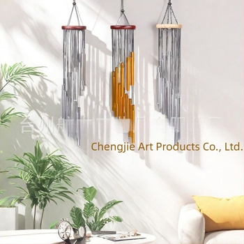 Fém szélcsengő 12 csöves alumínium cső medál otthoni erkély medál határokon átnyúló Temu emlékajándék nagykereskedelmi csengő