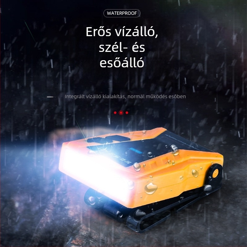 Yinnuo fejlámpa horgászathoz, speciális újratölthető, fejre szerelhető, szuperfényes, mini, ultra könnyű lámpa, kis éjszakai horgászathoz, indukciós sapkás lámpa