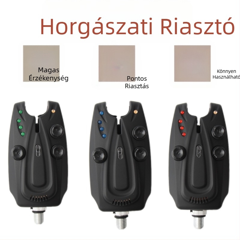 Határokon átnyúló új termék, multifunkcionális horgászat 1-4 riasztással, digitális tengeri bottal, éjszakai horgászat, intelligens harapáshorog, villogó fényjelzéssel