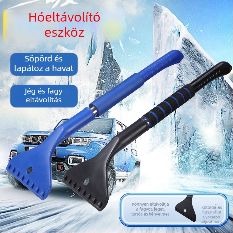 Autó hóeltakarító lapát új multifunkcionális üveg leolvasztó és jégtelenítő lapát hókaparó hókefe tartozékok téli hóeltakarító eszköz