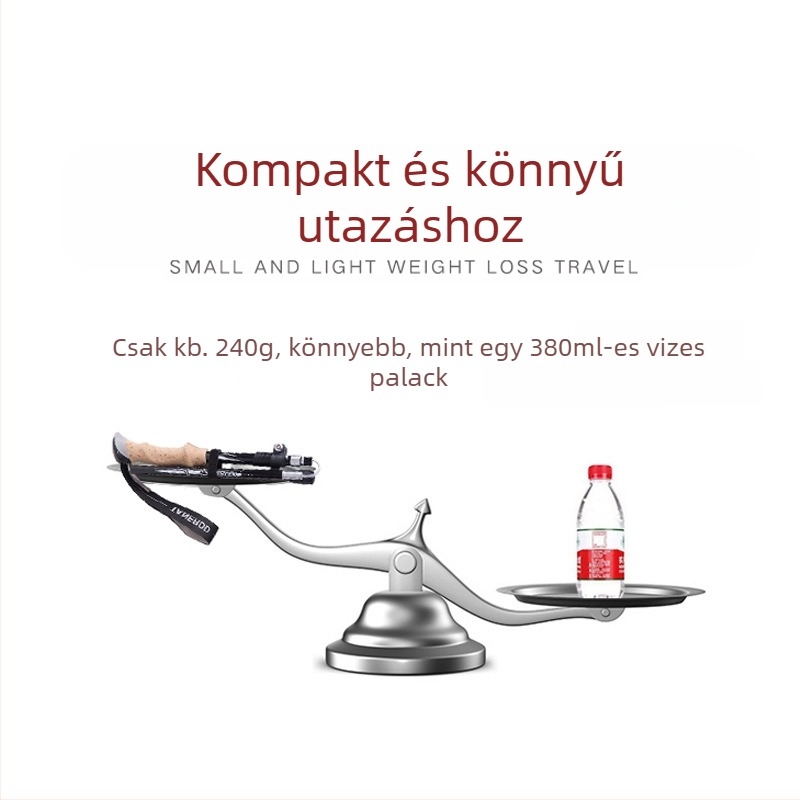 Kültéri túrabot, karbon, ultra könnyű, visszahúzható, összecsukható, külső zárral ellátott, mászó, túrázó, terepfutó, karbonszálas sétabot