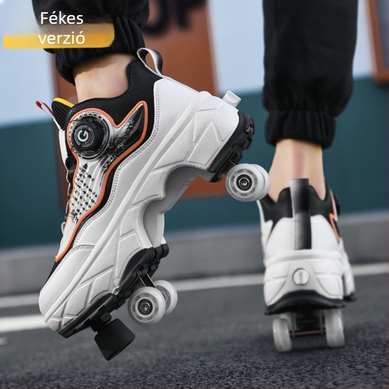 Gyermek futócipők Lányoknak Láthatatlan Négykerekű Zsugorcsizmás Fiúknak Robbanékony Túracipők Lányoknak Új Felnőtt Csigás Általános Iskolás Diákoknak