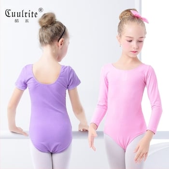 Gyermek táncruházat, Női nyári rövid ujjú táncruha, Lányok balett tornavizsgáló ruházata, Kínai táncgyakorló ruházat