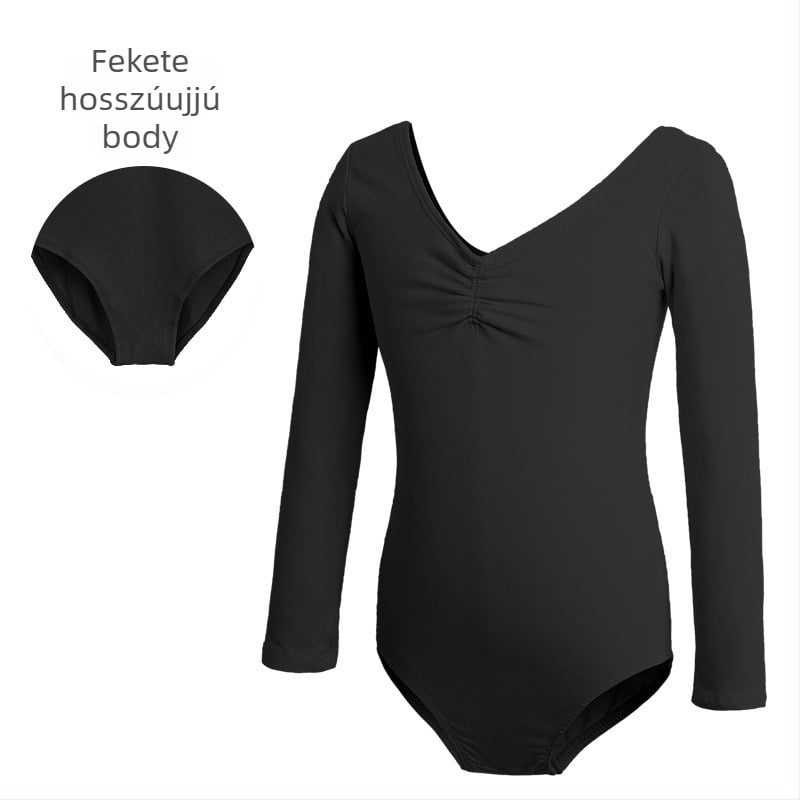 Gyermek táncruházat, Női nyári rövid ujjú táncruha, Lányok balett tornavizsgáló ruházata, Kínai táncgyakorló ruházat