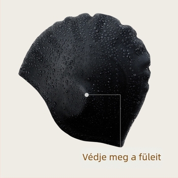 2025 Új fülvédős úszósapka Határokon átnyúló exkluzív vízálló úszósapka TikTok úszófelszerelés kóddal Új, fogyó termék