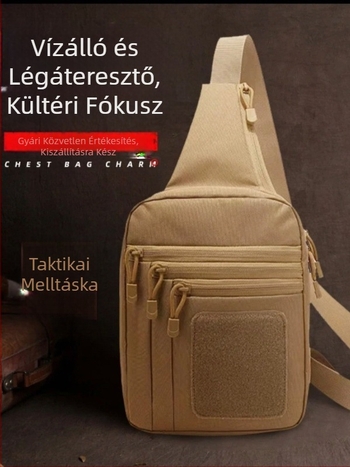 Shuna 2024 új, csillag stílusú, taktikai sport válltáska, lézeres mellkasi táska, sivatagi álcázó táska, vízálló utazáshoz