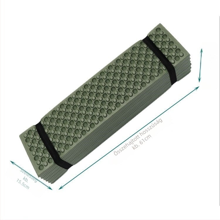 Kültéri kempingezéshez hordozható tojásvályú nedvességálló szőnyeg, vastagított összecsukható napszőnyeg, sátoros kempingszőnyeg, könnyű és tartós