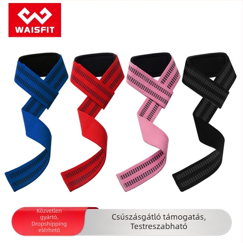 Sportos kemény húzódzkodó fitneszerősítő öv felnőtt húzódzkodó súlyzó feszítő edzés guggolás csúszásmentes markolatöv