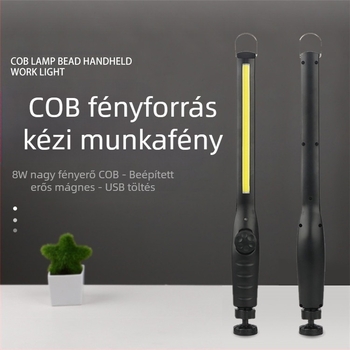 Mágneses LED újratölthető autójavító lámpa karbantartó lámpa LED karbantartó lámpa otthoni, kültéri kempingjavító lámpa vészvilágítás