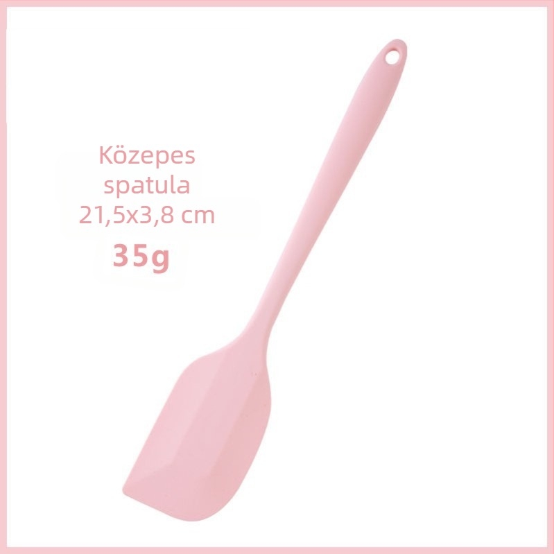 Gyári raktáron szilikon kaparó szilikon magas hőmérsékletnek ellenálló tortakrém spatula kaparó háztartási integrált sütőeszköz