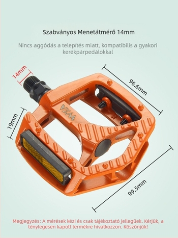 Kerékpárpedál hegyi kerékpárhoz, golyóscsapágyas alumínium ötvözet pedál univerzális pedál pedál tartozékok