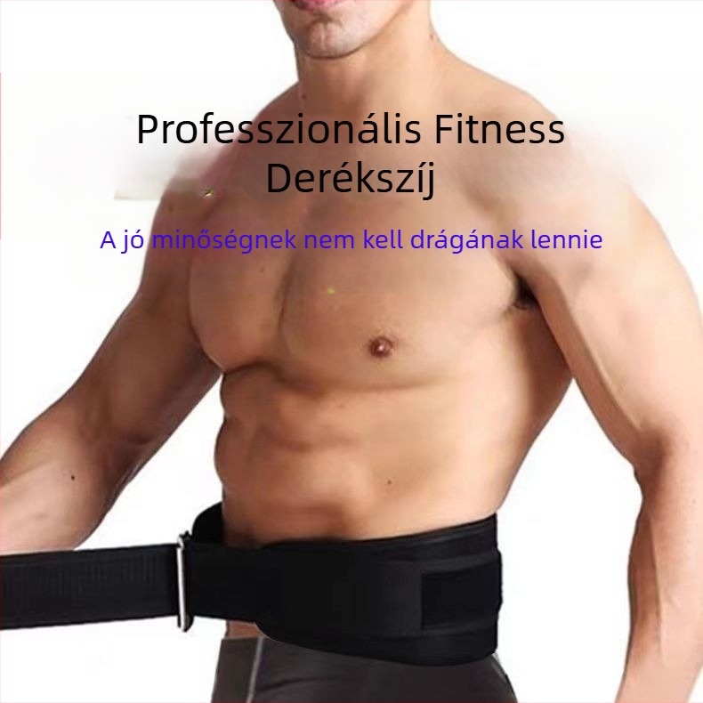 Gyárilag közvetlen fitneszöv guggoláshoz súlyemelő sportdiák edzőöv férfi edzőöv kemény húzású sportvédő felszerelés