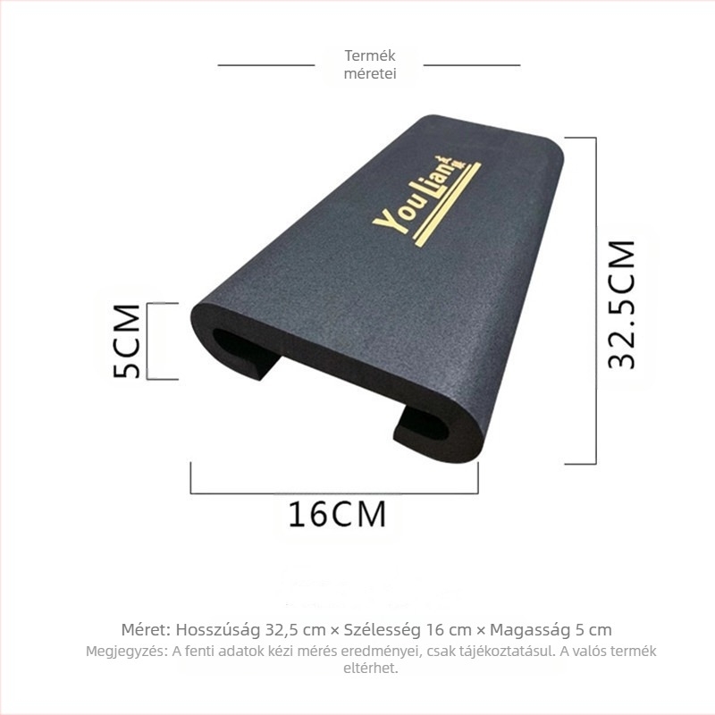 Fekete szivacsos EVA edző sárkányhajó védőpárna drótvágási folyamattal integrált kültéri U alakú alsó párna