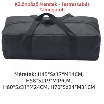 Nagy kapacitású kemping vászon tárolótáska utazó tárolótáska kültéri kemping piknik sátor asztal és szék tárolótáska