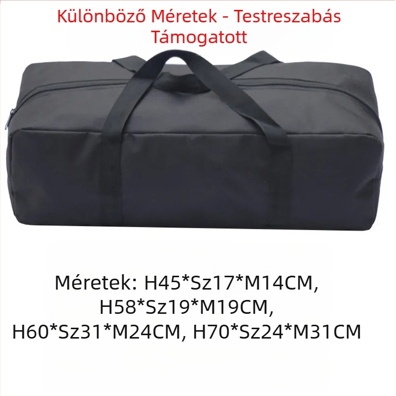 Nagy kapacitású kemping vászon tárolótáska utazó tárolótáska kültéri kemping piknik sátor asztal és szék tárolótáska