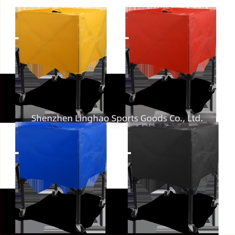 Gyárilag közvetlenül alumínium ötvözetből készült kosárlabda kocsi, labdatároló kocsi, összecsukható, hordozható beltéri és kültéri edzőkocsi