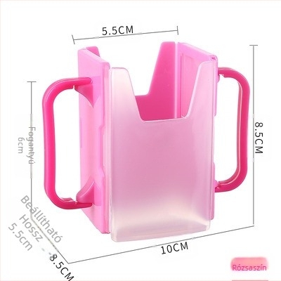 Babatej ivósegéd Gyermek tejpohár tartó Nyomásgátló doboz Nyomásgátló túlcsordulásgátló pohárfedél Hordozható nagy gyerekeknek