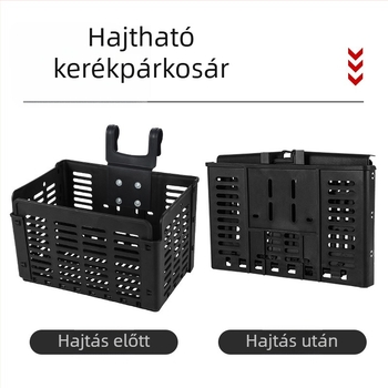 West Rider kerékpárkosár összecsukható kosár gyorskioldós kosár polcos kosár hordozható zöldséges kosár kerékpár kiegészítők