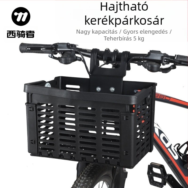 West Rider kerékpárkosár összecsukható kosár gyorskioldós kosár polcos kosár hordozható zöldséges kosár kerékpár kiegészítők