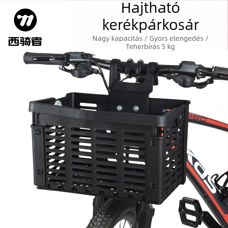West Rider kerékpárkosár összecsukható kosár gyorskioldós kosár polcos kosár hordozható zöldséges kosár kerékpár kiegészítők