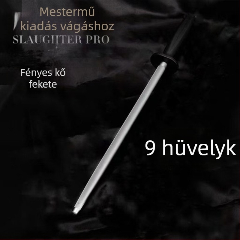 Német minőségű ultrafinom szemcsés késélező pálca hentes professzionális volfrám acél késélező pálca otthoni konyhai késélező pálca