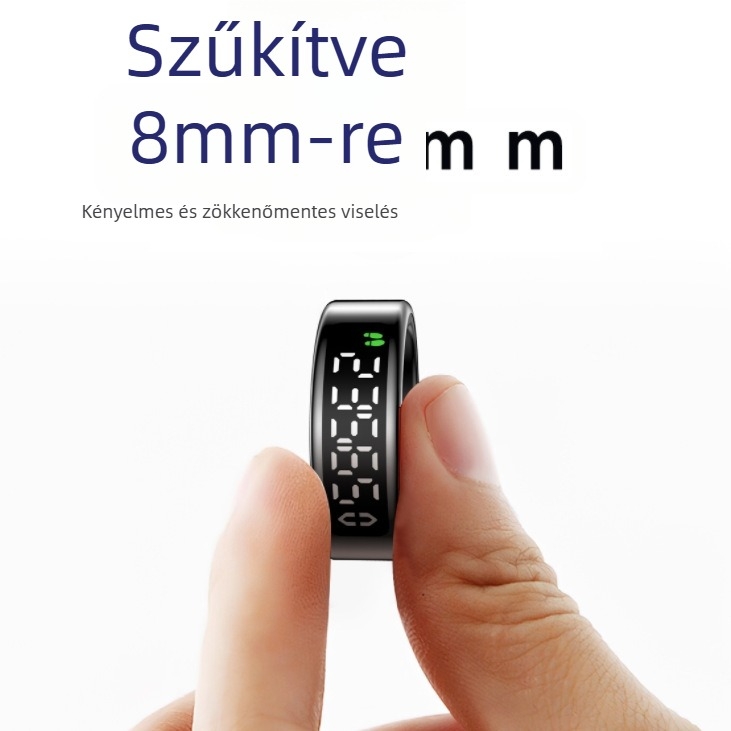 Okosgyűrű a pulzusszám, a vér oxigénszintjének, az alvás, a testmozgás, a pulzusszám-változékonyság, a fényerő-szabályozás, a barátság és a gondoskodás figyelésére, Swipe Tk