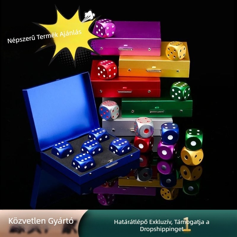 Határokon átnyúló alumíniumötvözetből készült kocka szabadidős kreatív szórakozás vendéglátás KTV hordozható négyzet alakú dobozos alumínium fémkockák