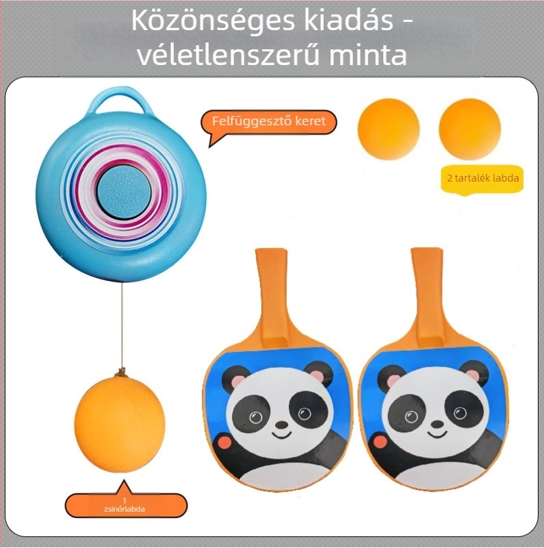 Függesztett asztalitenisz edzőgép gyermekeknek beltéri szülő-gyermek gyakorláshoz érzékelő rendszer műtárgy lebegő látásjavító kéz-szem koordináció