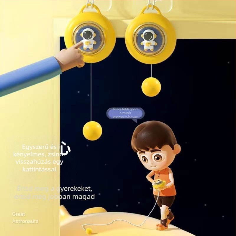 Függesztett asztalitenisz edzőgép gyermekeknek beltéri szülő-gyermek gyakorláshoz érzékelő rendszer műtárgy lebegő látásjavító kéz-szem koordináció