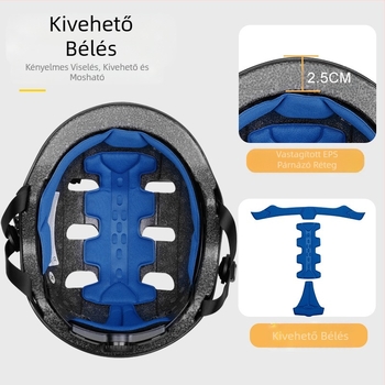 Gyerek sisak görkorcsolya Plum Blossom sisak fiúknak és lányoknak kerékpár sisak állítható fej- és farokrész tanúsított sisak