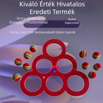 Nagy promóciós ár vízben úszó játék edző hullámlabda EVA medence háromszög dobókör