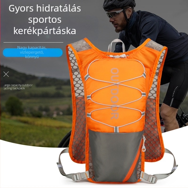 Amazon multifunkcionális nejlon futó hátizsák maratoni biztonság fényvisszaverő sport hátizsák vízzsák hátizsák kerékpáros táska