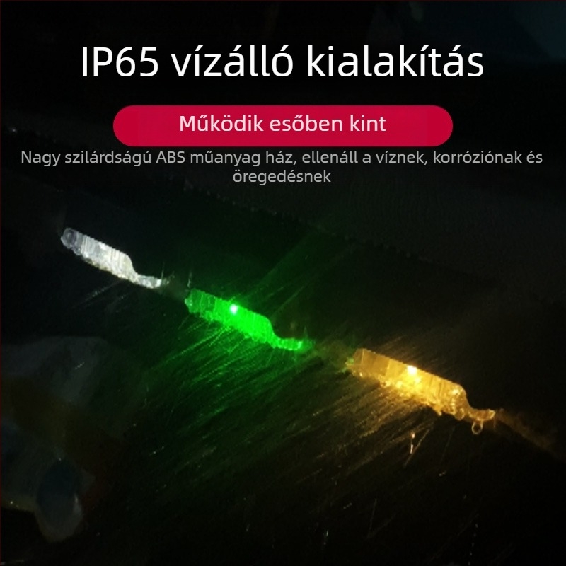 Napelemes kültéri kerti lámpa otthoni kerti elrendezés vízálló lépcsőlámpa kerítés korlát világítás dekoratív lámpa