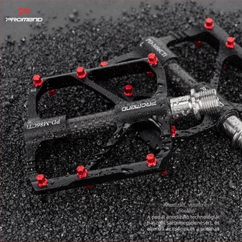PROMEND titán tengelyű karbon csöves kerékpárpedál 86T hegyi kerékpár 3 Peilin pedál országúti kerékpárpedál
