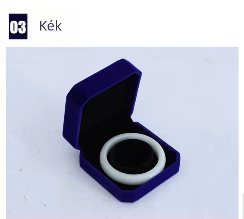 Bársony ékszerdoboz új karkötő csomagoló doboz bársony kijelző doboz karkötő csomagoló doboz bársony nyolcszögletű doboz karkötő doboz