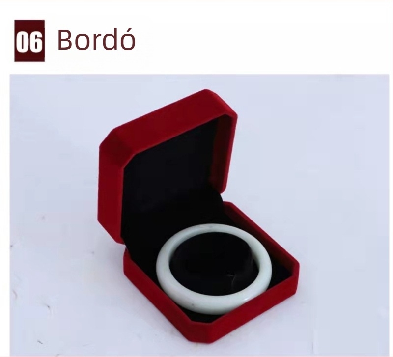 Bársony ékszerdoboz új karkötő csomagoló doboz bársony kijelző doboz karkötő csomagoló doboz bársony nyolcszögletű doboz karkötő doboz