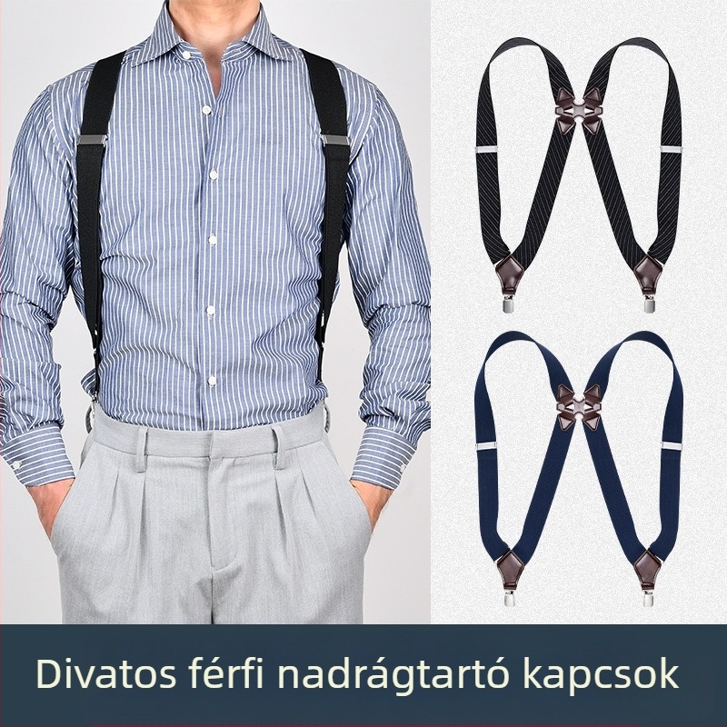 Férfi oldalsó csatos pántos menyasszonyi ruha, magas pánttal, pufók embereknek, jellegzetes európai stílusú, retró, hétköznapi pántos, 8-as