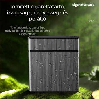 Személyre szabott kreatív cigarettatartó, nedvességálló, lezárt, hordozható, nagy kapacitású, 40 darabos, durva, speciális cigarettatartó