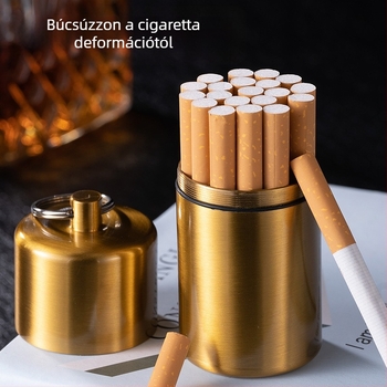 YF815 hordozható függőgyűrű fém nedvességálló cigarettadoboz lezárt cigarettatartó gyár határokon átnyúló nagykereskedelmi teáskanna