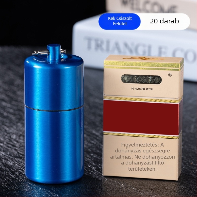 YF815 hordozható függőgyűrű fém nedvességálló cigarettadoboz lezárt cigarettatartó gyár határokon átnyúló nagykereskedelmi teáskanna